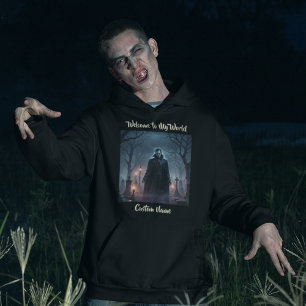 Vampier op begraafplaats hoodie