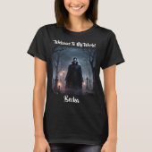 Vampier op begraafplaats t-shirt (Voorkant)