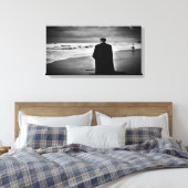 Vampier op het strand Echte canvasafdruk Canvas Afdruk (Insitu (Slaapkamer))