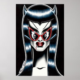 Vampier op het strand poster