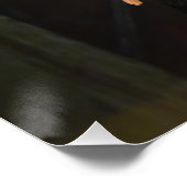 Vampier op jacht. Halloween Perfect Poster (Hoek)