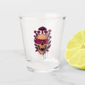 Vampier paddenstoel schedel shot glas (Voorkant)