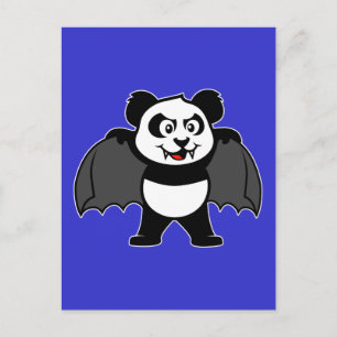Vampier Panda Briefkaart