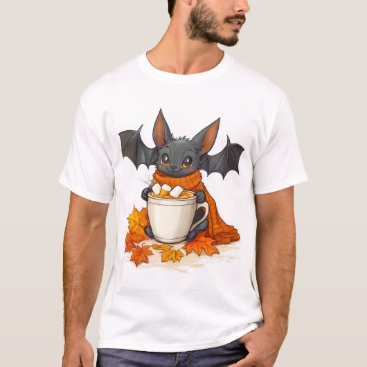 Vampier Pompoen Latté T-shirt (Voorkant)