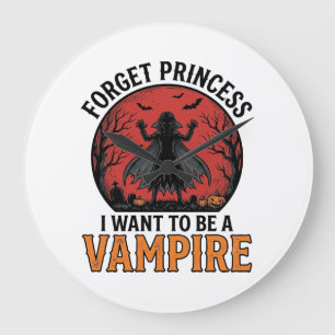 Vampier Prinses Shirt Spooky Retro Halloween Desi Grote Klok