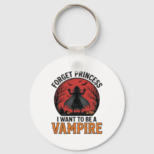Vampier Prinses Shirt Spooky Retro Halloween Desi Sleutelhanger