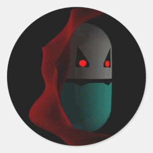 Vampier Prozac Parodie Pillen Ronde Sticker