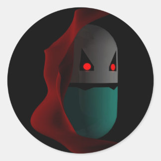 Vampier Prozac Parodie Pillen Ronde Sticker