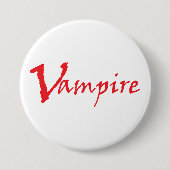 Vampier Ronde Button 7,6 Cm (Voorkant)