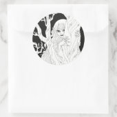 Vampier Ronde Sticker (Tas)