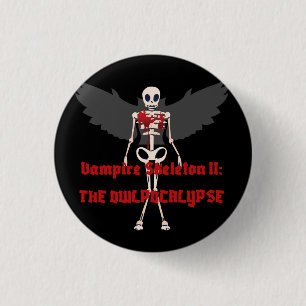 Vampier Skeleton II Pin Ronde Button 3,2 Cm