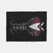 Vampier Smoking Funny Halloween Kostuum Fleece Deken (Voorkant (Horizontaal))
