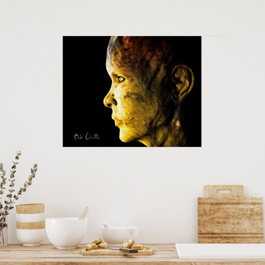 Vampier van het graf poster (Keuken)