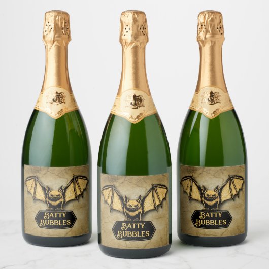 Vampier vleermuis wijn etiketten (Flessen)