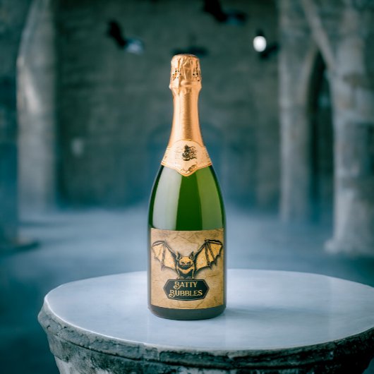 Vampier vleermuis wijn etiketten