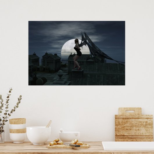 Vampier: volledige bewegingsvrijheid poster (Keuken)