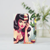  Vampier Vrouw Briefkaart (Staand voorkant)