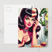  Vampier Vrouw Briefkaart (Voorkant / Achterkant)