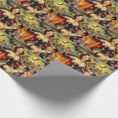 Vampier Vrouw Cadeaupapier (Hoek)