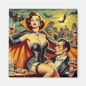 Vampier Vrouw Magneet (Voorkant)