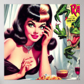 Vampier Vrouw Poster (Voorkant)