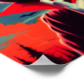 Vampier Vrouw Poster (Hoek)