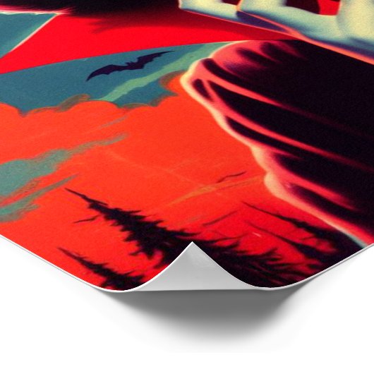  Vampier Vrouw Poster (Hoek)