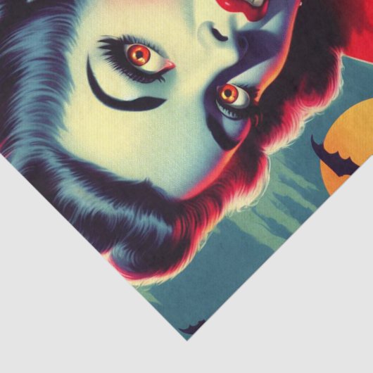  Vampier Vrouw Tissuepapier (Detail)