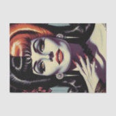  Vampier Vrouw Tissuepapier (Voorkant)