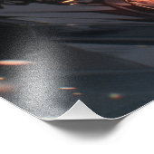 Vampier vs weerwolf foto afdruk (Hoek)