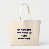 vampier vs. werewolfs grote tote bag (Voorkant)