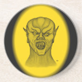 Vampier Zandsteen Onderzetter (Voorkant)