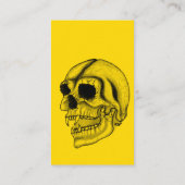 Vampier Zwart-geel design Visitekaartje (Achterkant)