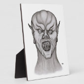 Vampier zwart-wit design fotoplaat (Zijkant)