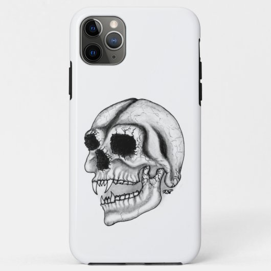 Vampier zwart-wit ontwerp Case-Mate iPhone case (Achterkant)