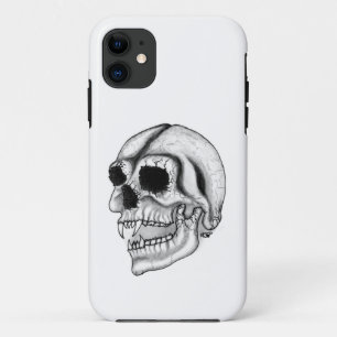 Vampier zwart-wit ontwerp Case-Mate iPhone case