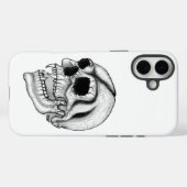Vampier zwart-wit ontwerp Case-Mate iPhone case (Achterkant (horizontaal))