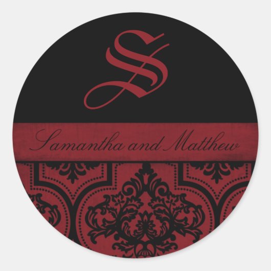 Vampierbruid Monogram Sticker C (Voorkant)