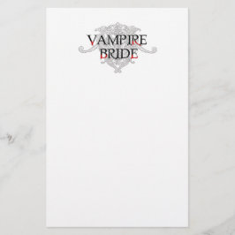 Vampierbruid Stationery Briefpapier