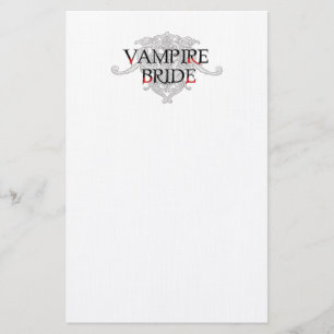 Vampierbruid Stationery Briefpapier