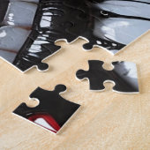 Vampierdemon Portret – Gotische Horror Fantasy Kun Legpuzzel (Zijkant)