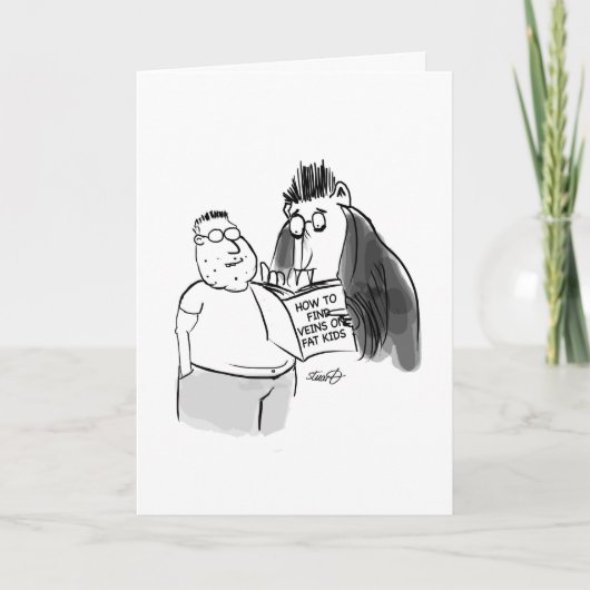 Vampieren en dikke Kinderen Kaart (Voorkant)