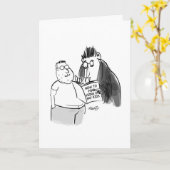 Vampieren en dikke Kinderen Kaart (Gele Bloem)