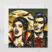 Vampieren en vleermuizen Halloween Party (Voorkant)