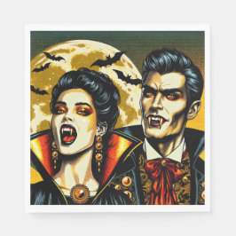 Vampieren en vleermuizen Halloween Party Servet