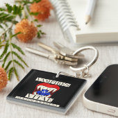 Vampieren en wijn gaan goed samen sleutelhanger (Voorkant Rechts)