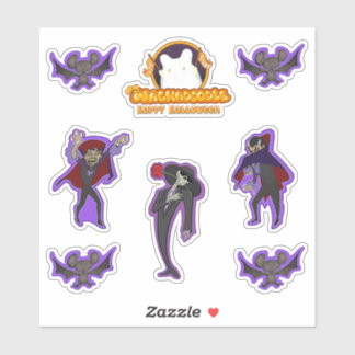 Vampieren Vleermuizen Skeleton Sticker Blad voor H