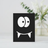 Vampiergezicht Briefkaart (Staand voorkant)