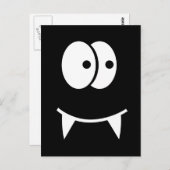 Vampiergezicht Briefkaart (Voorkant / Achterkant)