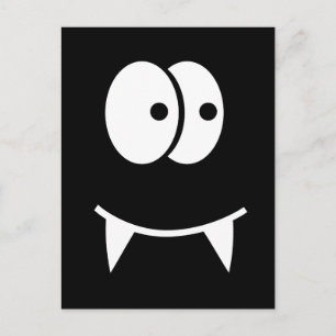 Vampiergezicht Briefkaart